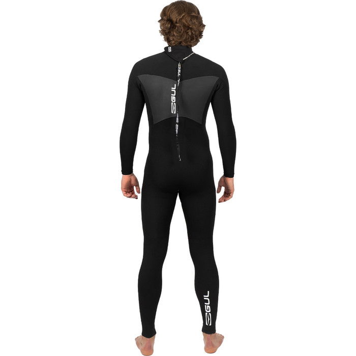 2024 Gul Mens Response 5/3mm GBS Back Zip Wetsuit RE1213-C1 - Black